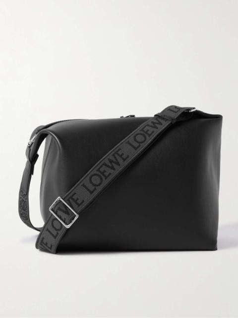 Cubi Leather Messenger Bag