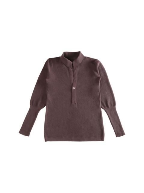 ISSEY MIYAKE wool polo top