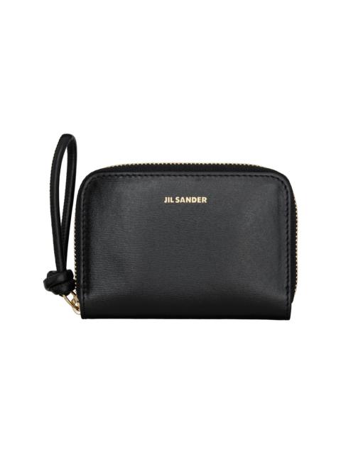 Jil Sander Black Giro Small Coin Pouch