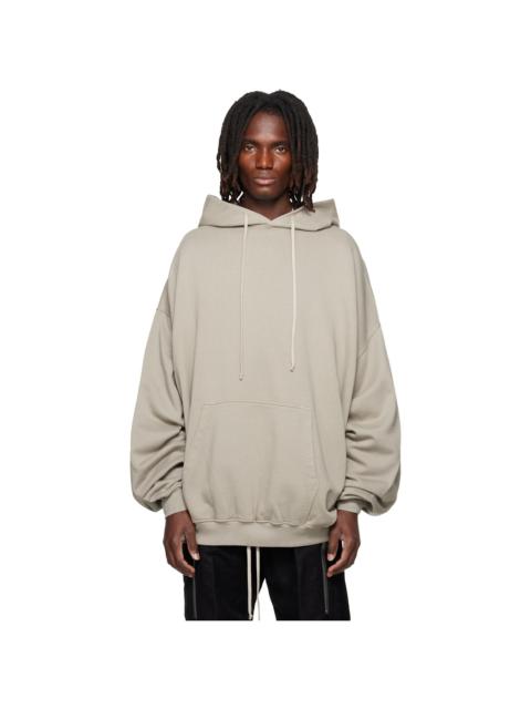 Rick Owens DRKSHDW Gray Tower Hun Hoodie