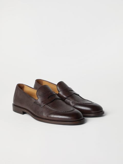 Calfskin penny loafers