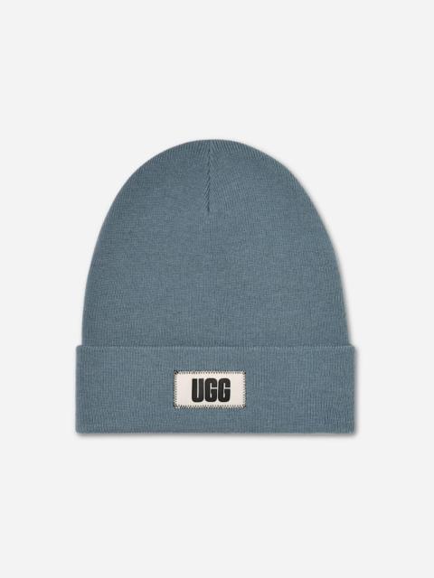 UGG ® Men's High Crown Beanie Knit/Recycled Materials in Tahoe Blue