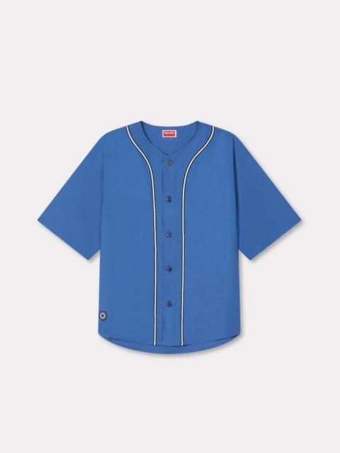 KENZO 'Boke Flower 2.0' baseball short sleeve shirt in cotton poplin