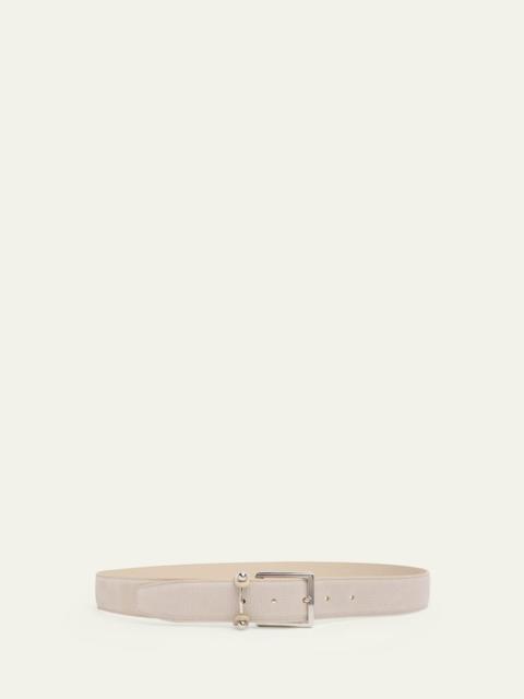Christian Louboutin Men's Chambeliss Leather Belt
