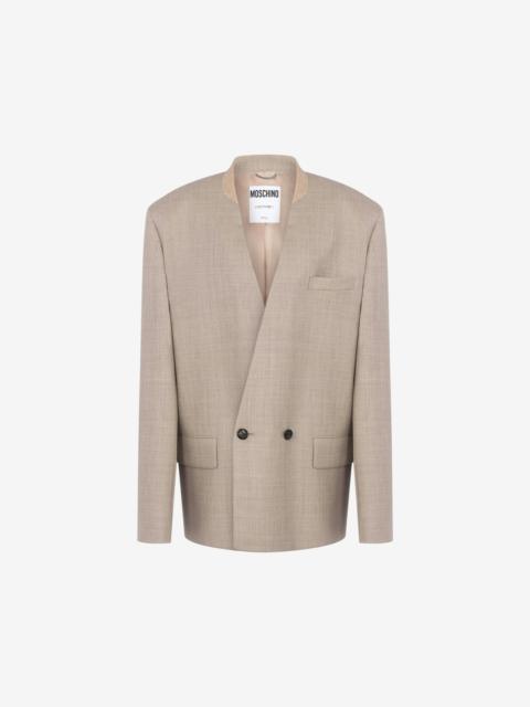 Moschino JACKET IN DYED WOOLEN CLOTH