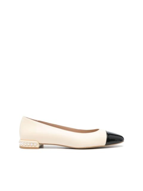 Stuart Weitzman Pearl Flat leather ballerina shoes