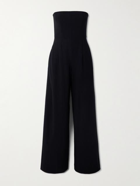 TWP Jade Strapless Wool-crepe Jumpsuit