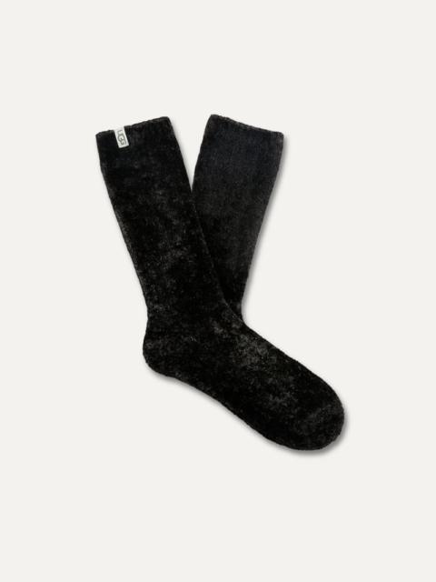 UGG ® Women's Leda Cozy Sock Polyester Blend/Recycled Materials in Black/