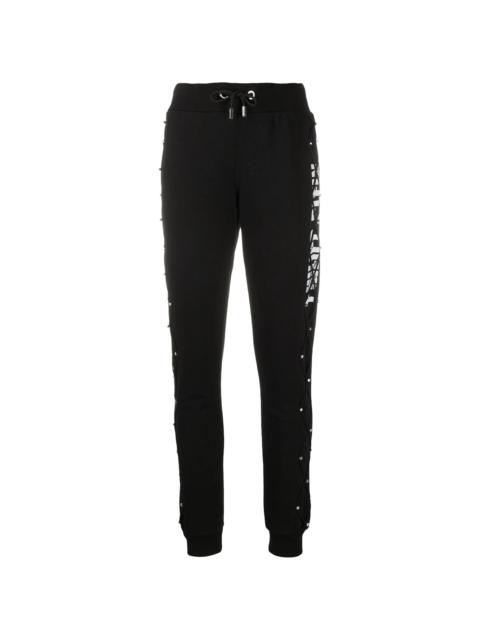 logo-print track pants