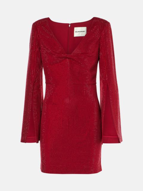 ROLAND MOURET Sequined minidress