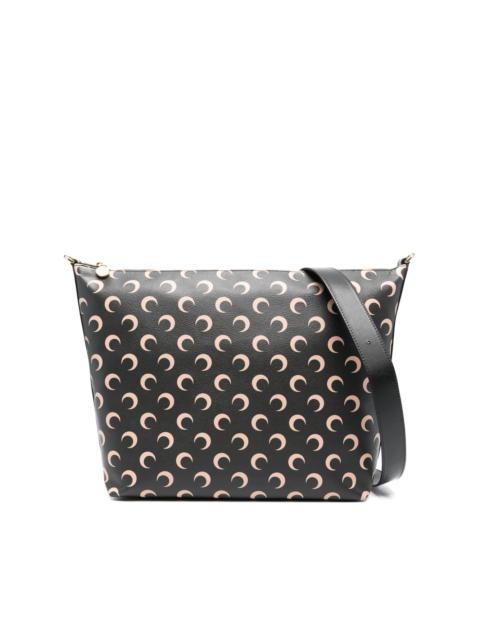 Marine Serre crescent moon-print shoulder bag