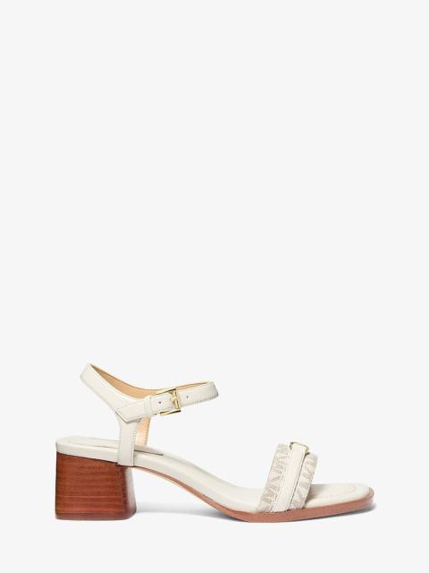 MICHAEL KORS Mandy Signature Logo Sandal