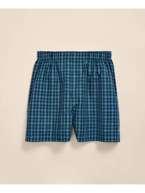 Brooks Brothers Cotton Broadcloth Tartan Boxers