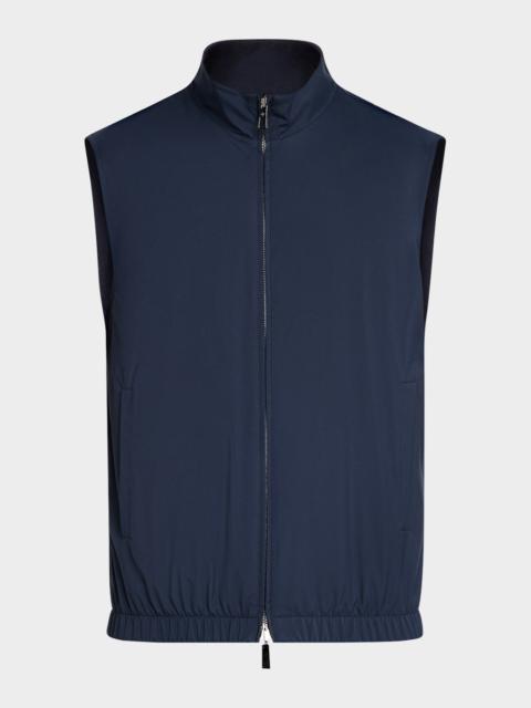 Loro Piana Men's Windmate Reversible Zip-Front Vest