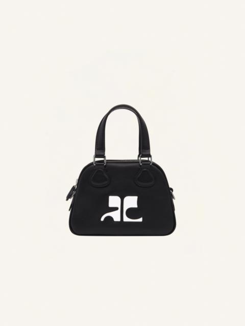 courrèges MINI LEATHER BOWLING BAG