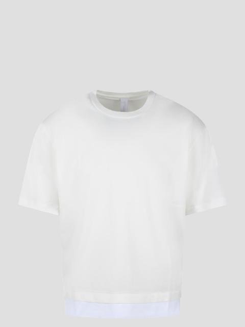 Neil Barrett Slim dropped shoulder bicolor t-shirt