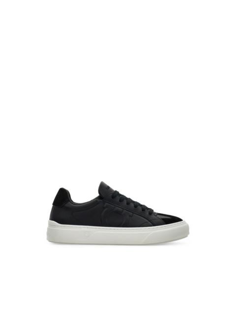 FERRAGAMO texturized low-cut sneakers