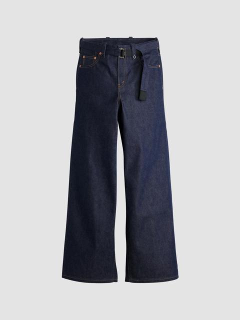 sacai Men's x Levi's Wide-Leg Jeans - Indigo