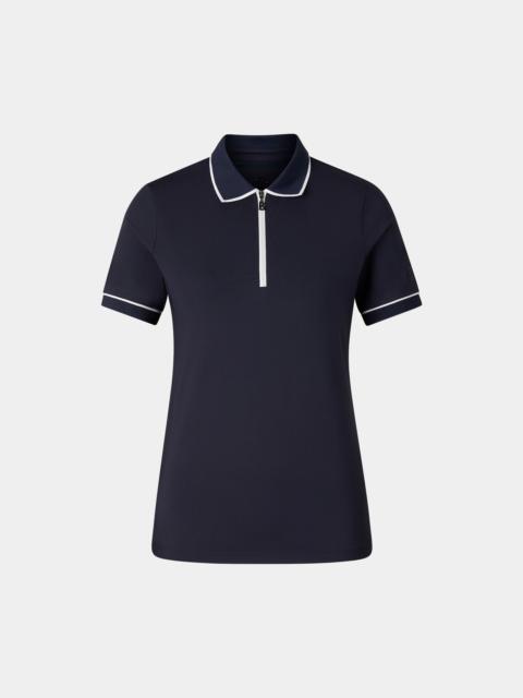 BOGNER Caren functional short-sleeved top in Navy blue