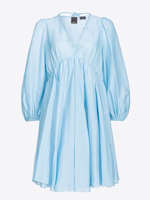 PINKO COTTON AND SILK VOILE DRESS