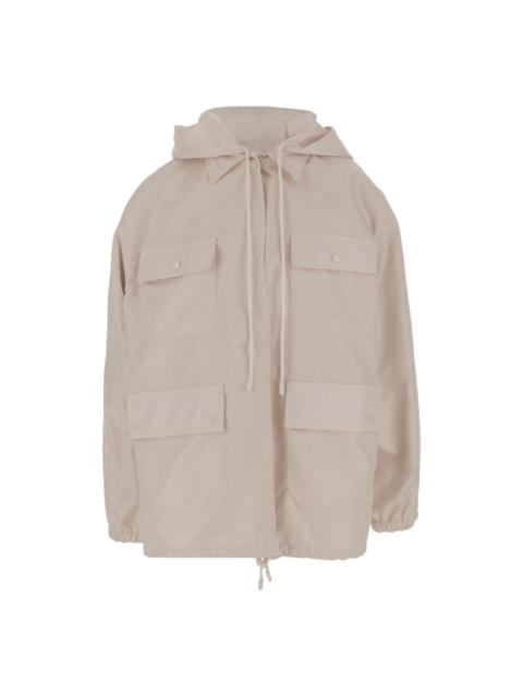 Carven logo-print jacket