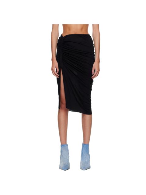Rick Owens Lilies Black Tower Edfu Midi Skirt