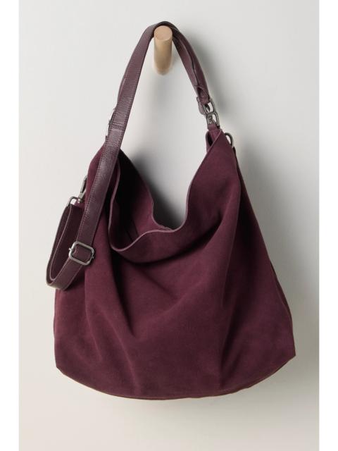 FREE PEOPLE Suzie Suede Slouchy Tote Bag