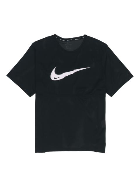 Nike Nike Quick Dry Breathable Mesh Sports Short Sleeve Black DB4006-010