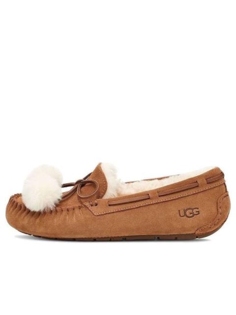 UGG (WMNS) UGG Dakota Bow Pom 'Chestnut' 1124030-CHE