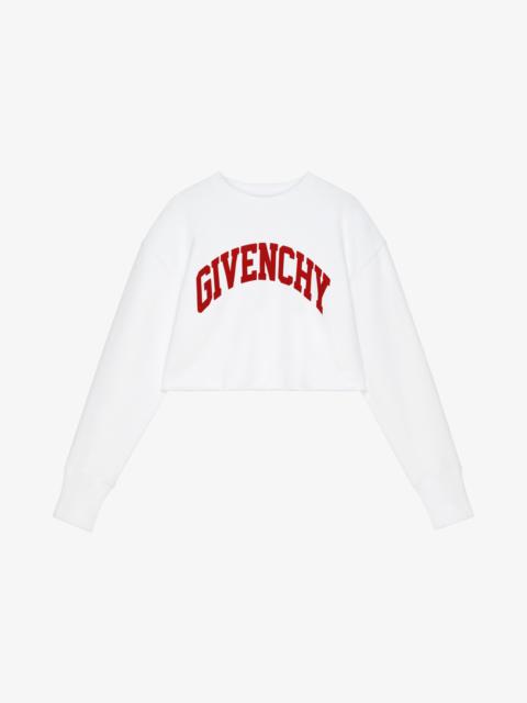 Givenchy CROPPED CREWNECK SWEATSHIRT