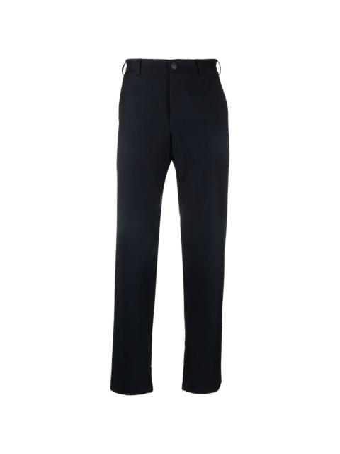 straight-leg cut trousers