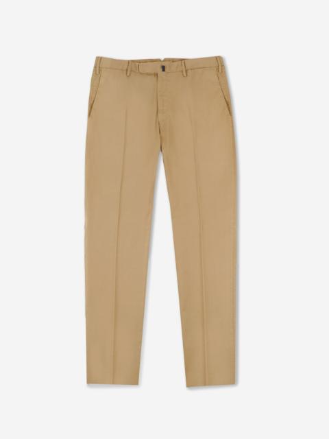 SLOWEAR Slim-fit certified Royal Batavia cotton trousers