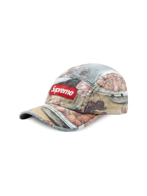 Supreme Strawberries canvas camp cap