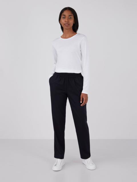 Sunspel Wool Cashmere Flannel Trouser