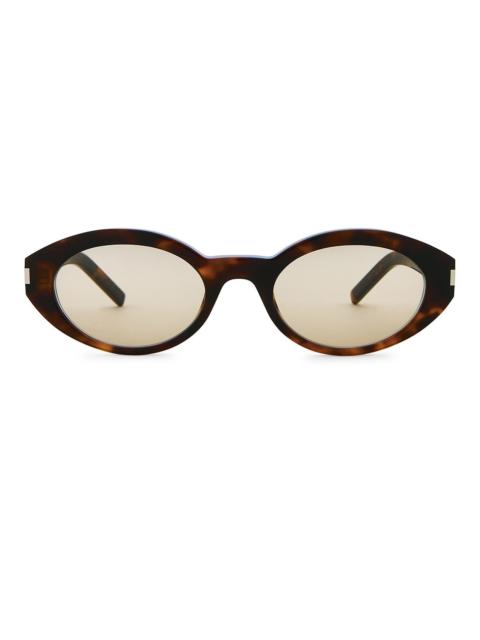 SAINT LAURENT Oval Sunglasses