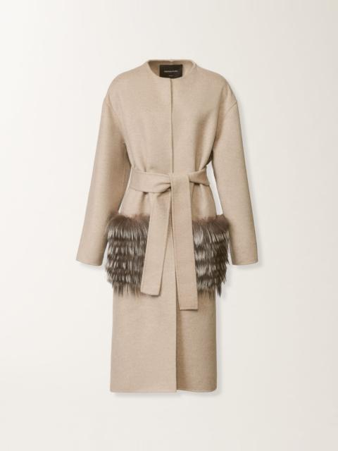FABIANA FILIPPI Double-faced wool and cashmere coat