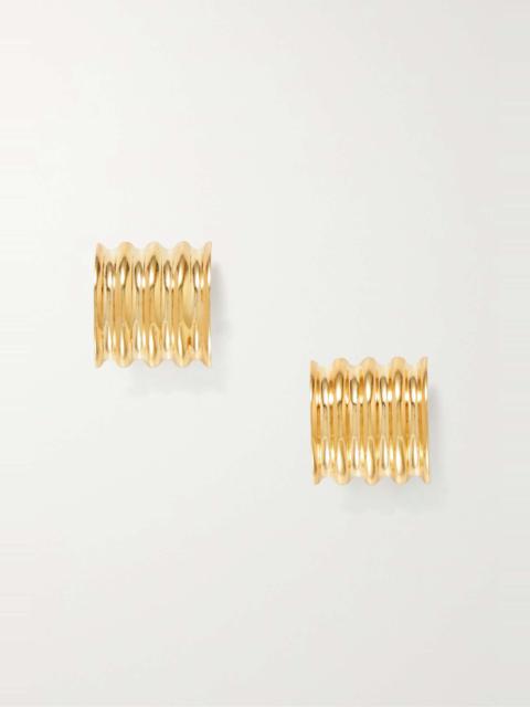 KHAITE Julius gold-plated earrings