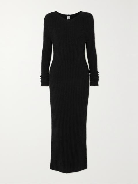 TOTEME Ribbed Wool-blend Maxi Dress