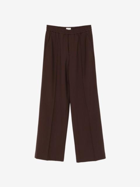 CLOSED elasticated-waistband pressed-crease trousers