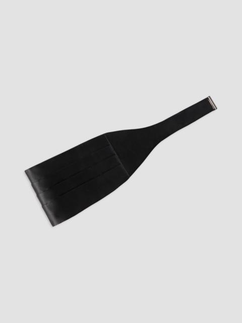 Brunello Cucinelli Men's Silk and Cotton Satin Cummerbund - Black