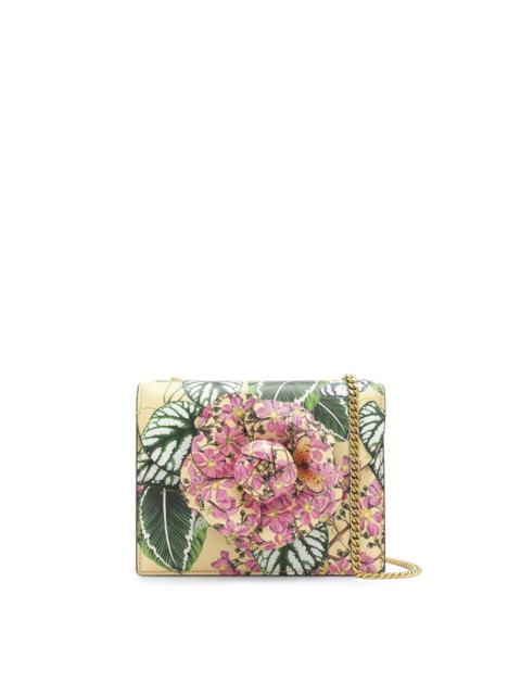 Oscar de la Renta MIXED BOTANICAL PRINTED MINI TRO BAG