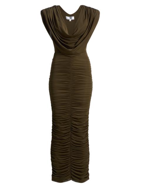 RONNY KOBO Women's Parish Cowlneck Body-Con Maxi Dress - Burnt Olive