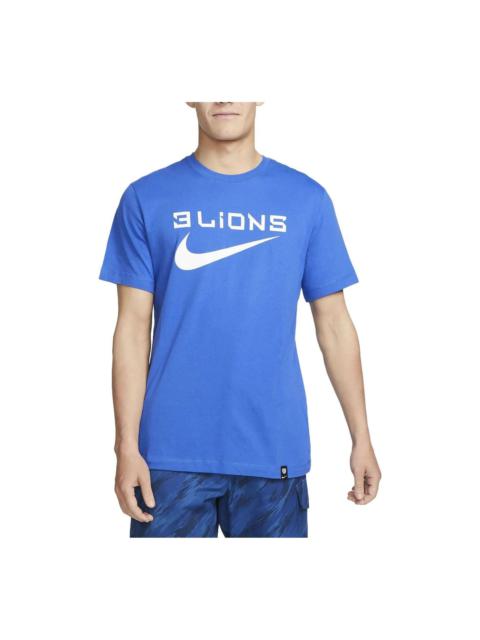 Nike Nike England National Football Team 3 Lions T-Shirt 'Navy' DH7625-480
