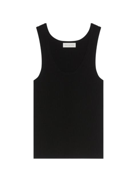 Dries Van Noten rib knit tank top