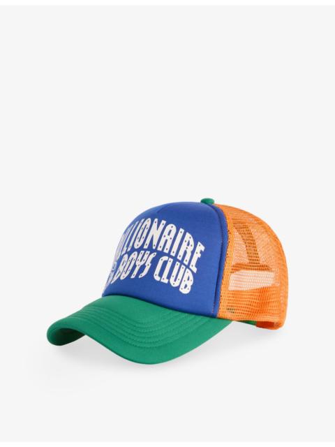 BILLIONAIRE BOYS CLUB Arch Logo Mesh-Back Woven Trucker Cap