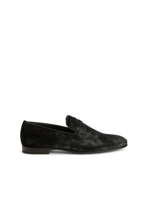Giuseppe Zanotti velvet slip-on loafers