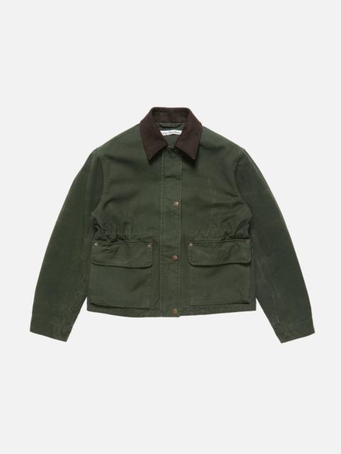 Acne Studios Washed canvas blouson jacket - Dark green