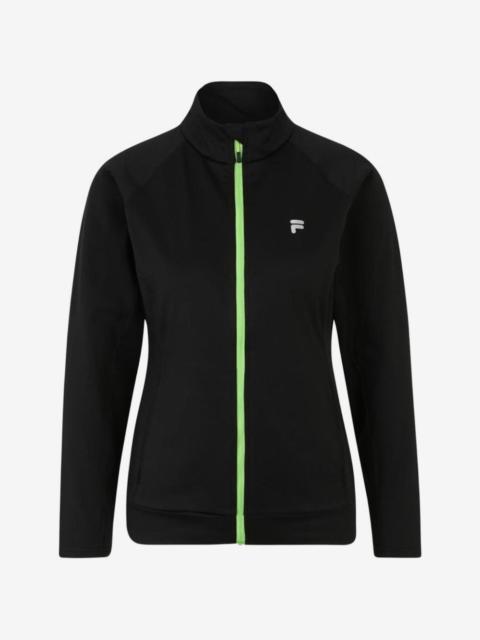 FILA logo-patch zip-up sweatshirt