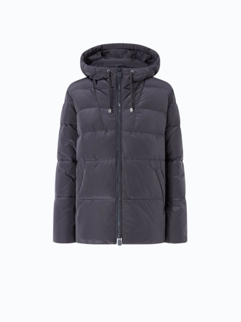 PINKO DOWN JACKET IN WATER-REPELLENT TECHNICAL CANVAS