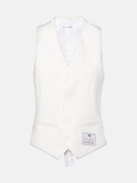 Victoria Beckham Tie-detail vest